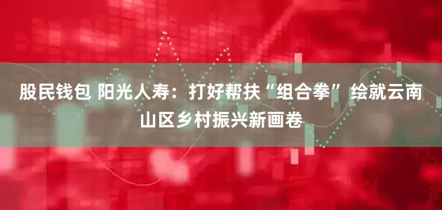 股民钱包 阳光人寿：打好帮扶“组合拳” 绘就云南山区乡村振兴新画卷